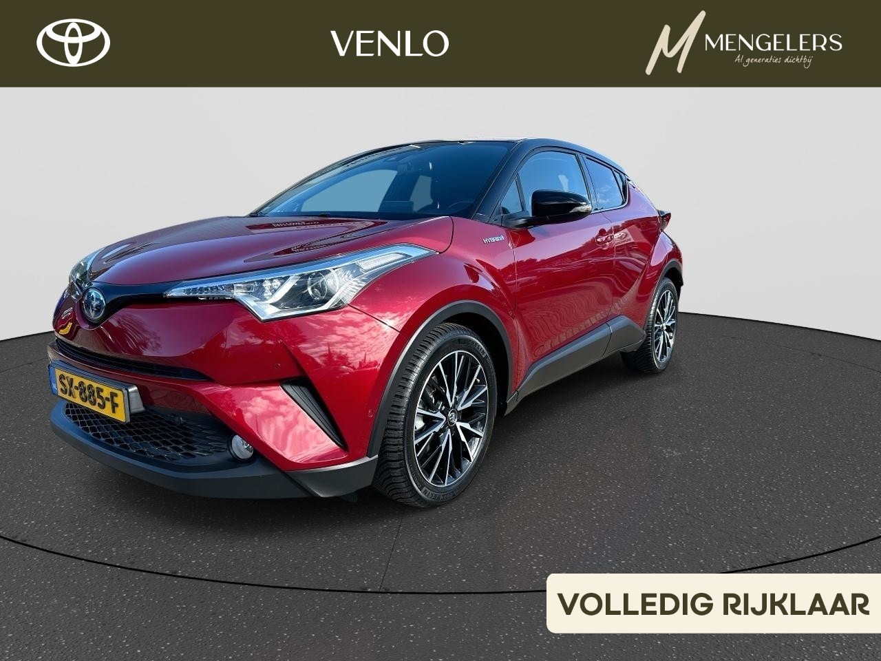Toyota C-HR - 1.8 Hybrid Bi-Tone Plus RIJKLAAR | Navigatie | Camera | Blind Spot | Stoelverwarming | All - AutoWereld.nl