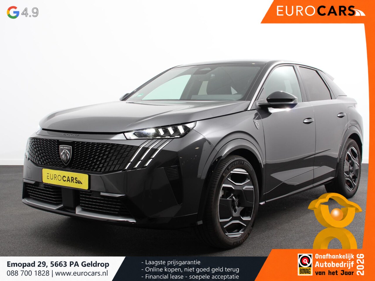 Peugeot e-3008 - 210 GT-Line Automaat Climate control Adaptieve cruise control 360 camera Keyless Apple Car - AutoWereld.nl