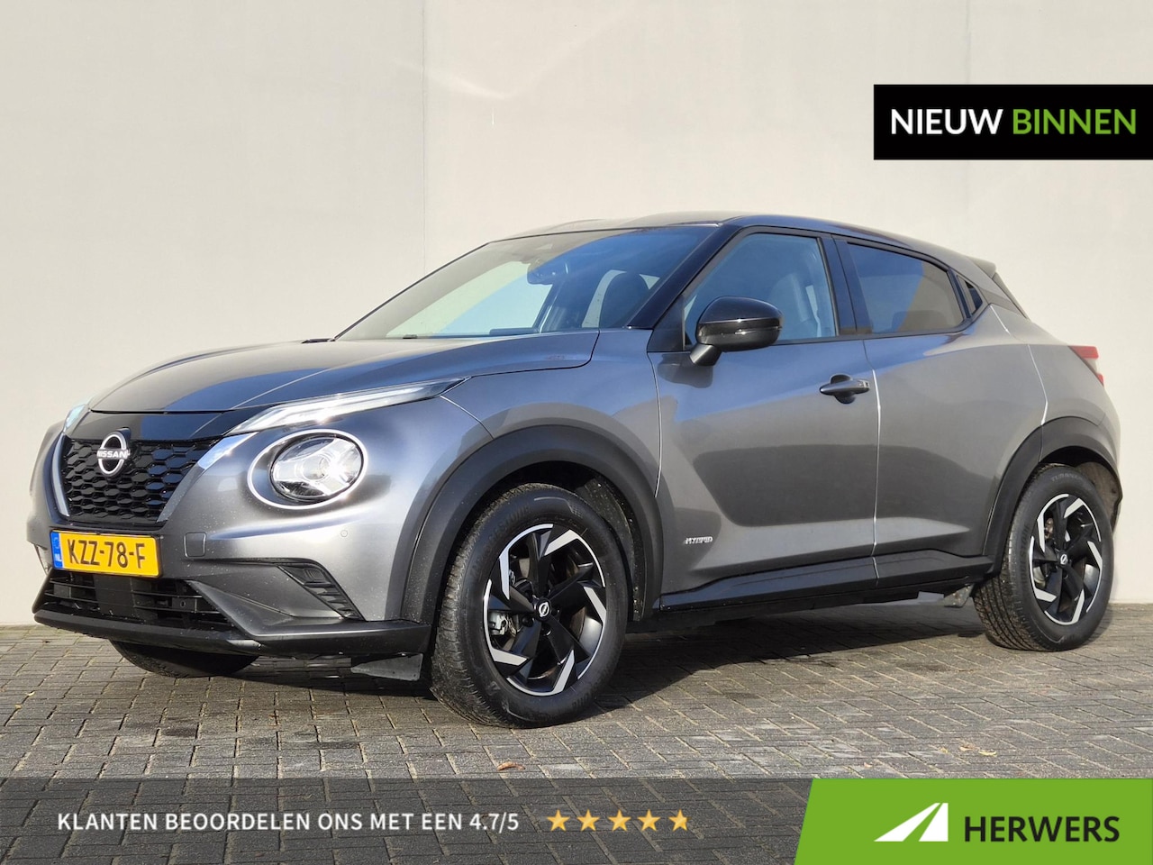Nissan Juke - 1.6 Hybrid N-Connecta / Fabrieksgarantie tot 02-2027<100.000 / Navigatie via Apple Carplay - AutoWereld.nl