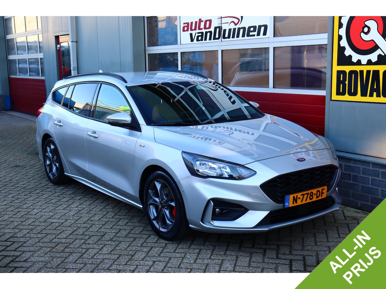 Ford Focus Wagon - 1.0 EcoBoost Hybrid ST Line X Business O.a: Navi, Clima, Stoelverw., Trekhaak klapbaar, Ke - AutoWereld.nl