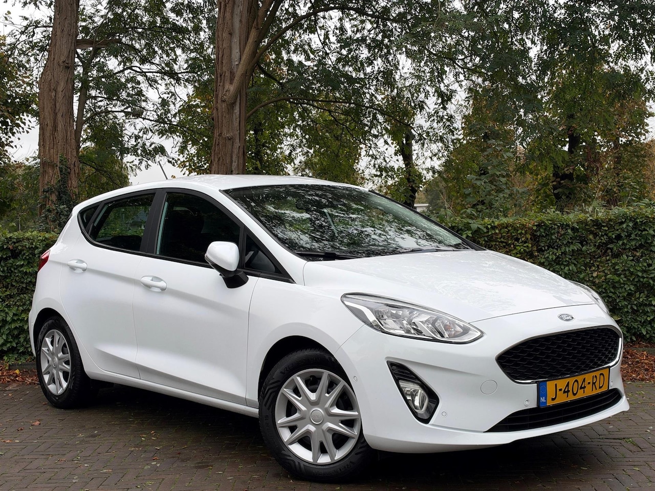 Ford Fiesta - 1.0 EcoB. Connected/Airco/Carplay/PDC Voor + Achter/Cruise/Elek spiegels/DAB - AutoWereld.nl