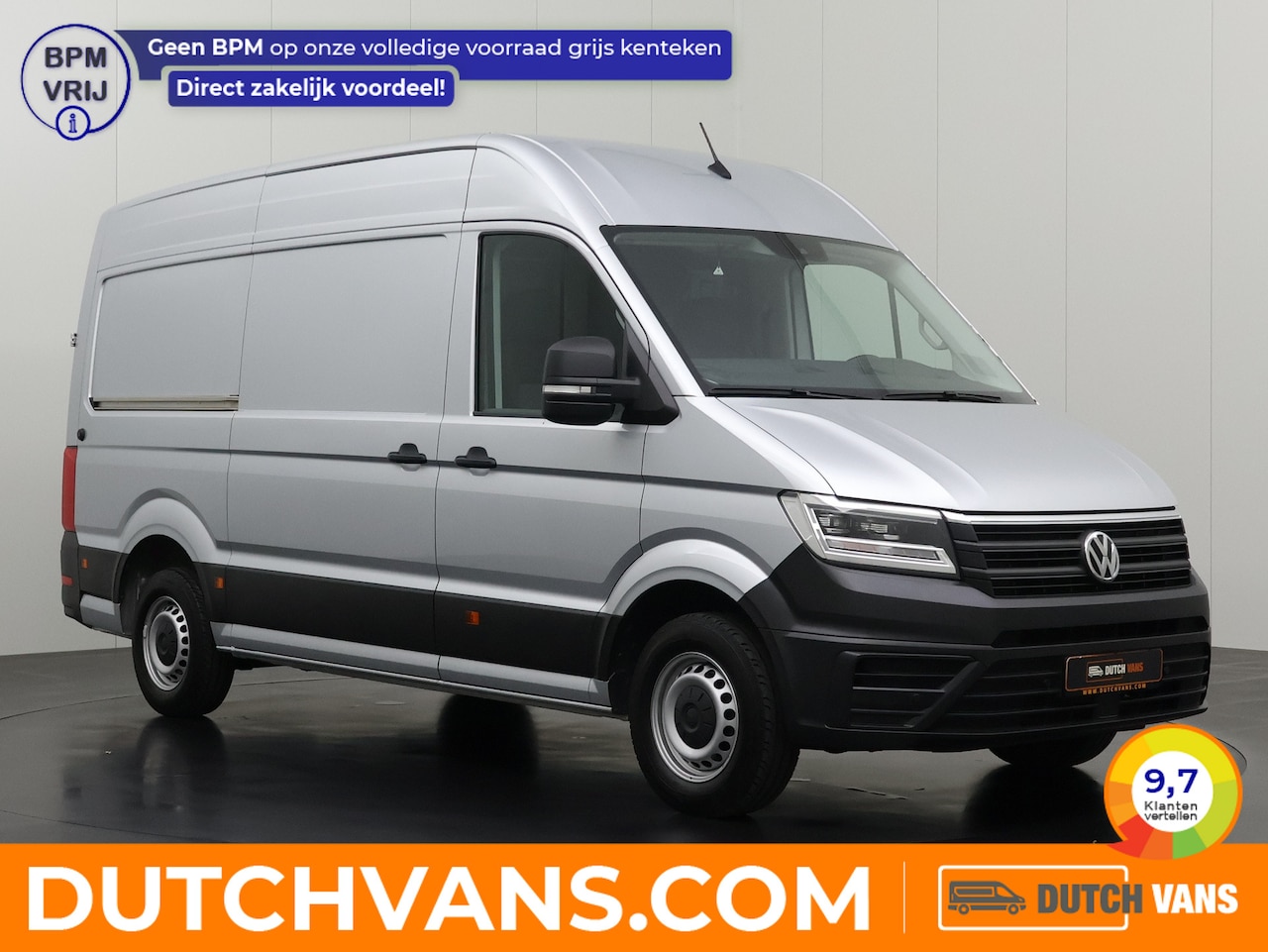 Volkswagen Crafter - 2.0TDI 177PK Automaat L3H3 | Led | Standkachel | Navigatie | Camera | Airco | Cruise | 3-Z - AutoWereld.nl