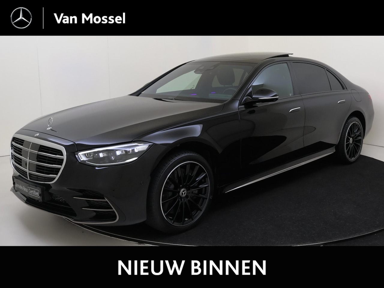 Mercedes-Benz S-klasse - 580 e 4MATIC Lang AMG Line / Luchtvering / Panaromadak / Stoelventilatie / 360Graden-Camer - AutoWereld.nl