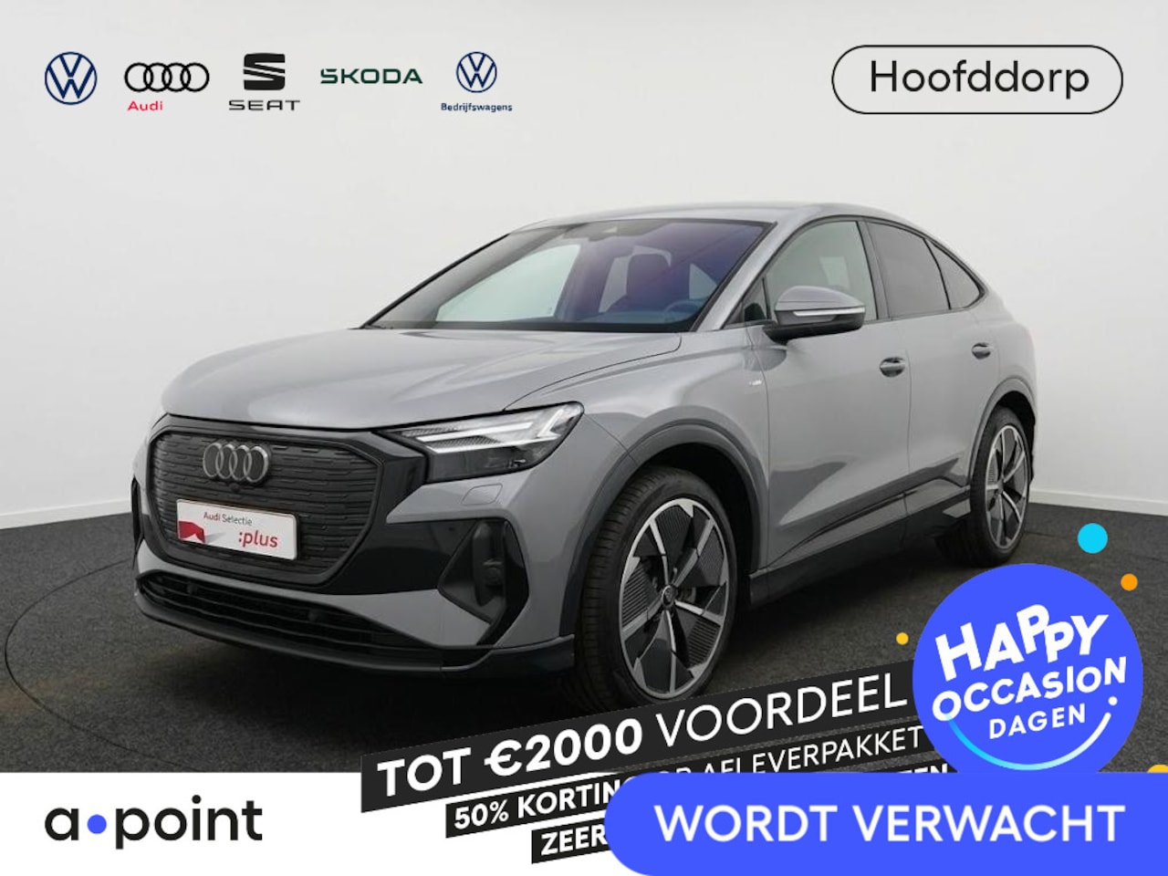 Audi Q4 Sportback e-tron - 50 quattro Launch edition S Competition 77 kWh 299pk | Komt eind oktober binnen | Sonos Au - AutoWereld.nl