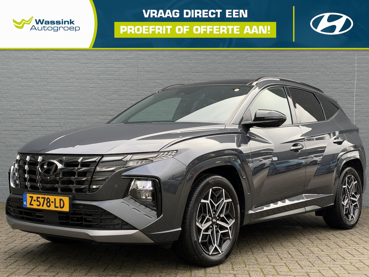 Hyundai Tucson - 1.6 T-GDI HEV N Line Sky | 360 Camera | Schuif-Kanteldak | Navigatie | Stoelventilatie | S - AutoWereld.nl