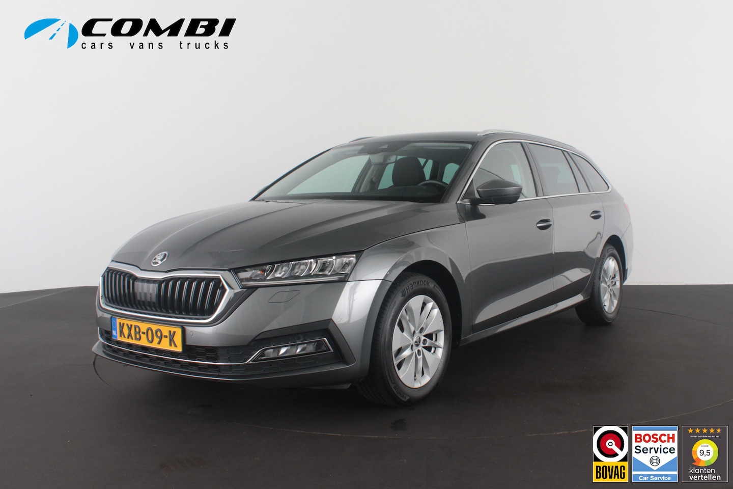Skoda Octavia Combi - 1.0 TSI Business Edition > Trekhaak/Camera/Stoelverwarming/Graphite Grey Metallic - AutoWereld.nl