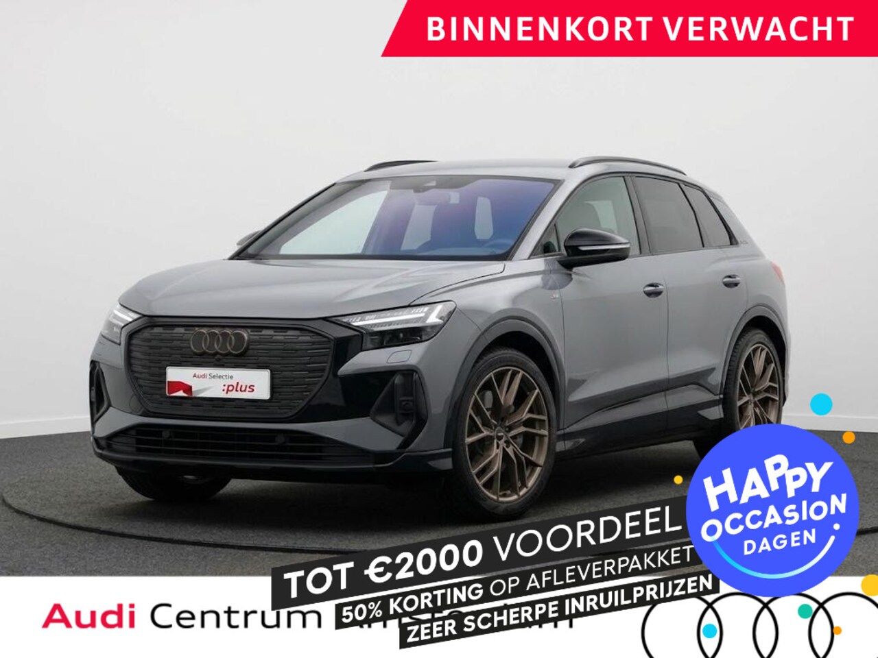 Audi Q4 e-tron - 45 quattro S Edition Competition 82 kWh 286pk| Komt eind oktober binnen | Panoramdak | Tre - AutoWereld.nl