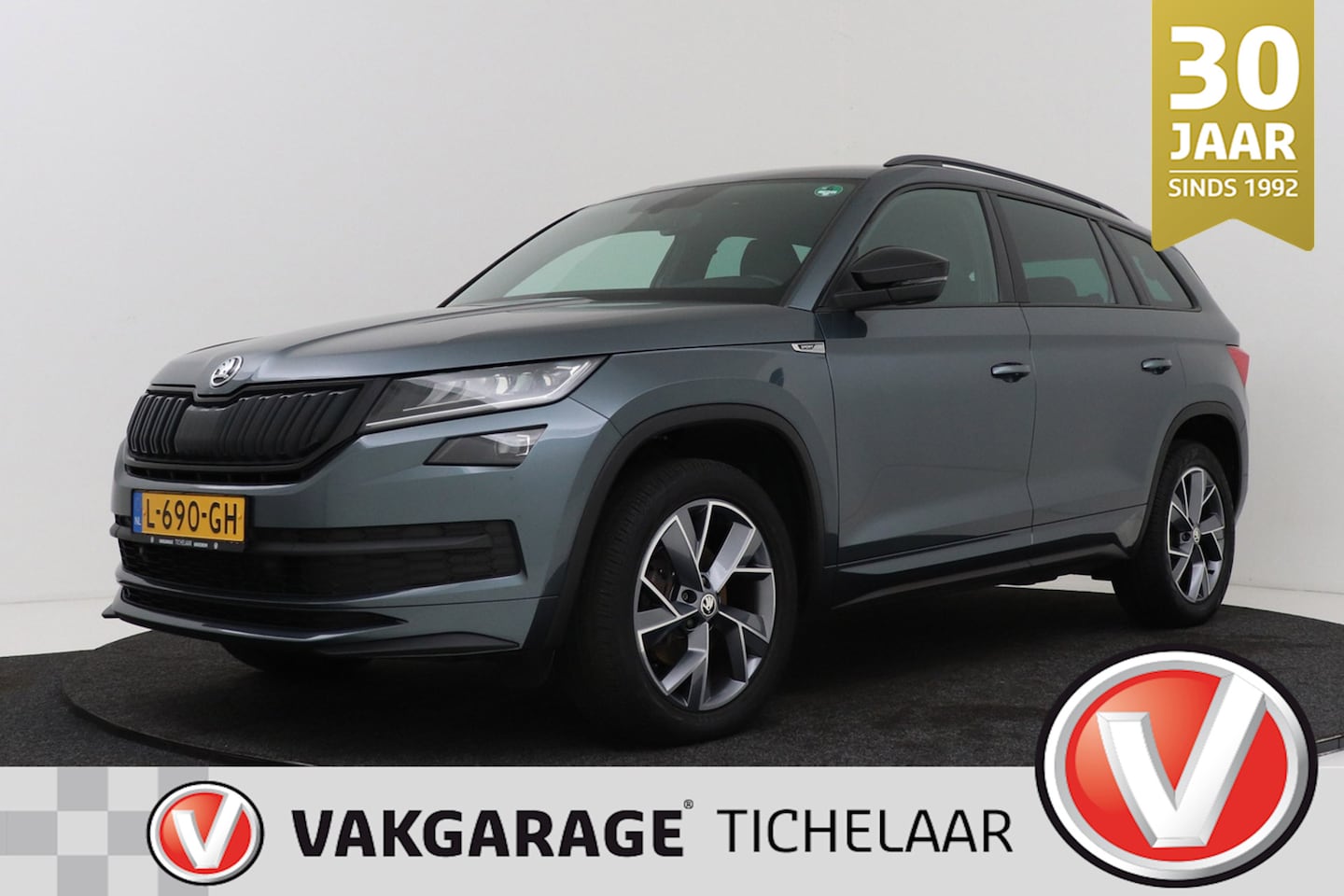 Skoda Kodiaq - 1.5 TSI Sportline Business 7p. | Org NL | Canton | Digital Cockpit | Camera | Stoelverwarm - AutoWereld.nl