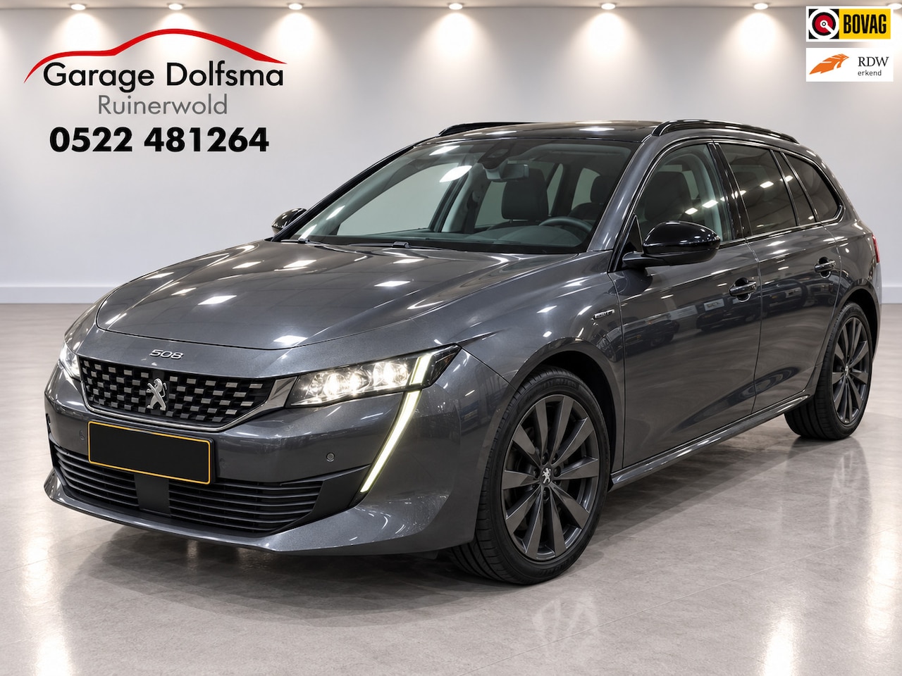 Peugeot 508 SW - 1.6 PureTech Blue Lease GT Line Avantage-NL auto-Pano-Trekhaak- - AutoWereld.nl