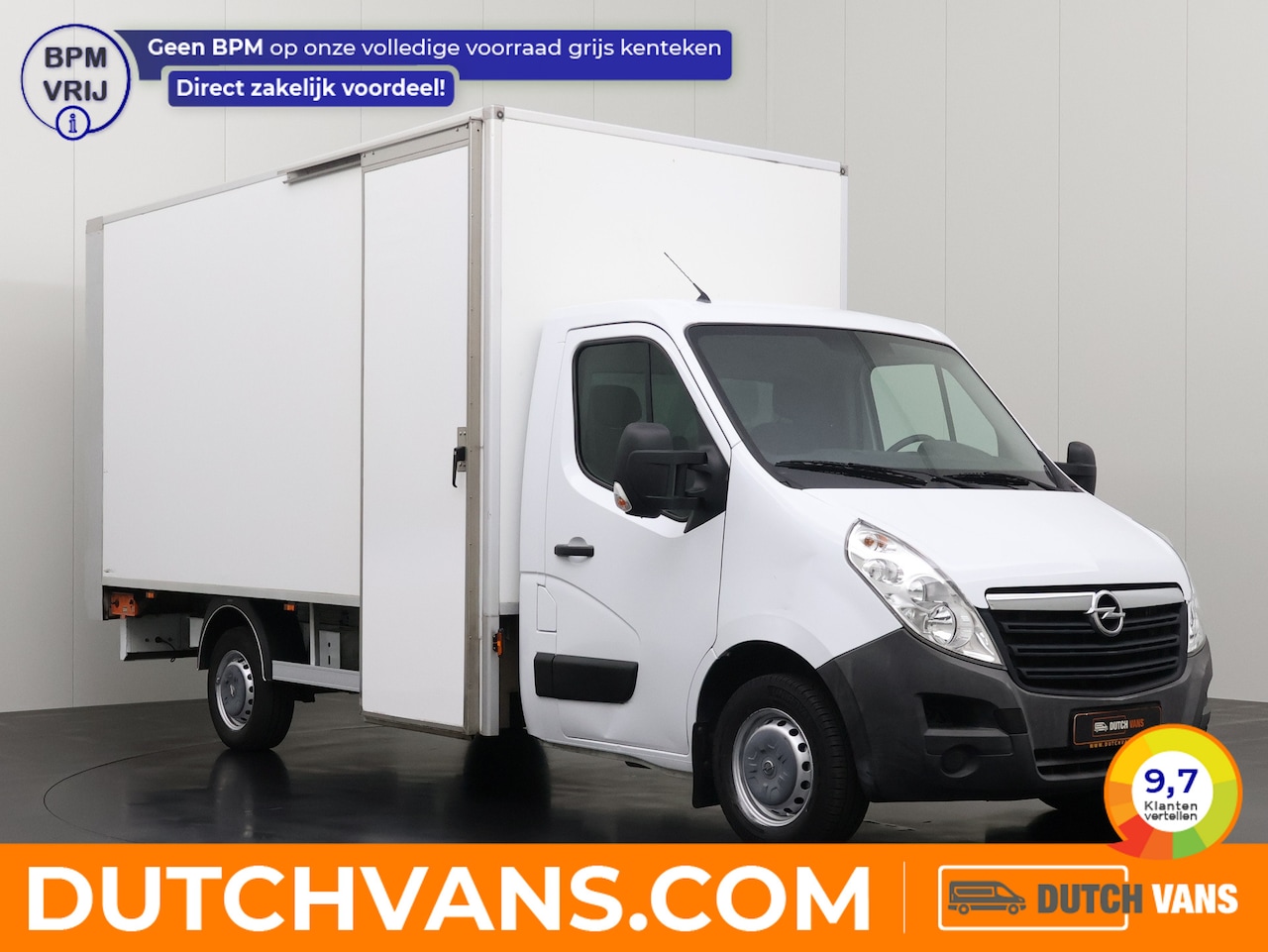 Opel Movano - 2.3CDTi 130PK Bakwagen+Laadklep | 1019Kg Laden | Zijdeur | Navigatie | Multimedia | Airco - AutoWereld.nl
