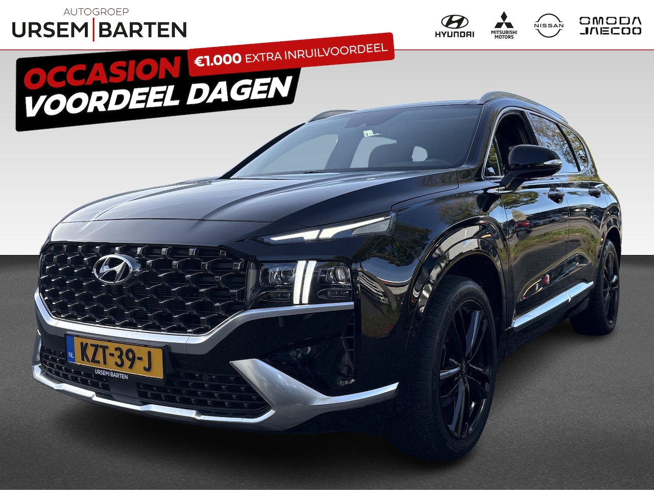 Hyundai Santa Fe - 1.6 T-GDI PHEV Premium Sky 7p. | Achterbank verwarmd | Achteruitrijcamera | Bluetooth tele - AutoWereld.nl