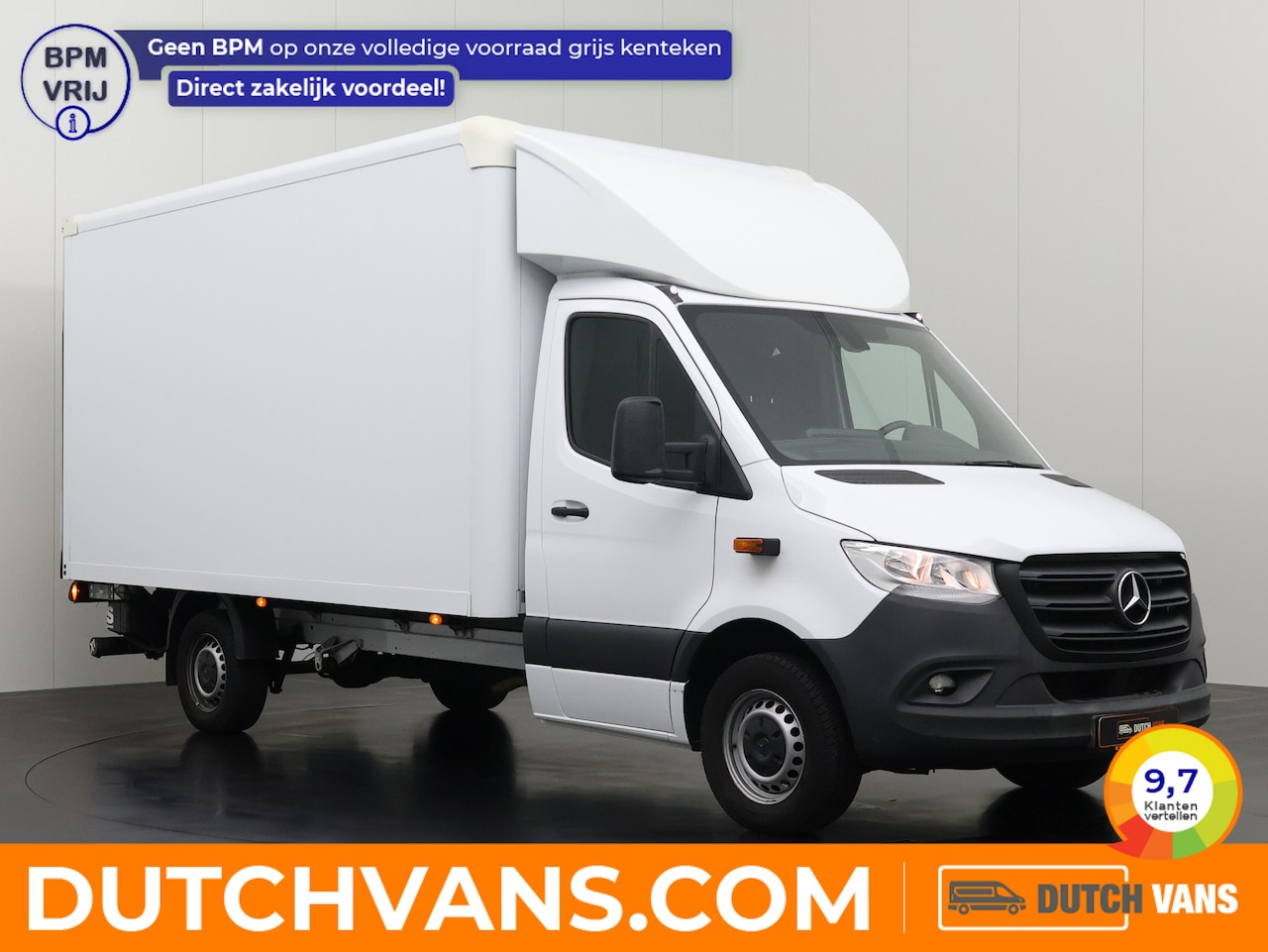 Mercedes-Benz Sprinter - 317CDI Bakwagen+Laadklep | Dakspoiler | Navigatie | Camera | Multimedia | 3-Zits - AutoWereld.nl