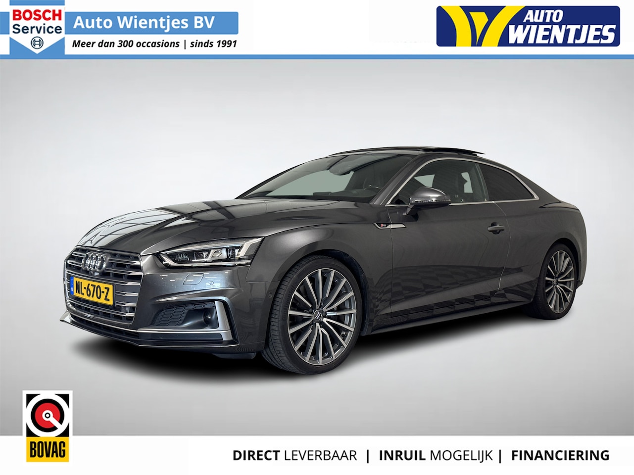 Audi S5 - 3.0 TFSI S5 Coupe | Quattro S-Line | Pano | Virtual | Camera | HUD - AutoWereld.nl