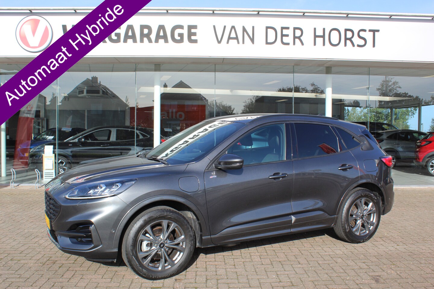 Ford Kuga - 2.5-225pk PHEV ST-Line X. Hybride rijden voor een reëel bedrag ! Autm. airco dual, adapt. - AutoWereld.nl