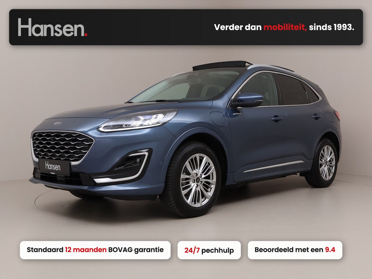Ford Kuga - 2.5 PHEV Vignale I Panoramadak I Winterpakket I Adaptive Cruise I B&O I Verwarmde Achterba - AutoWereld.nl