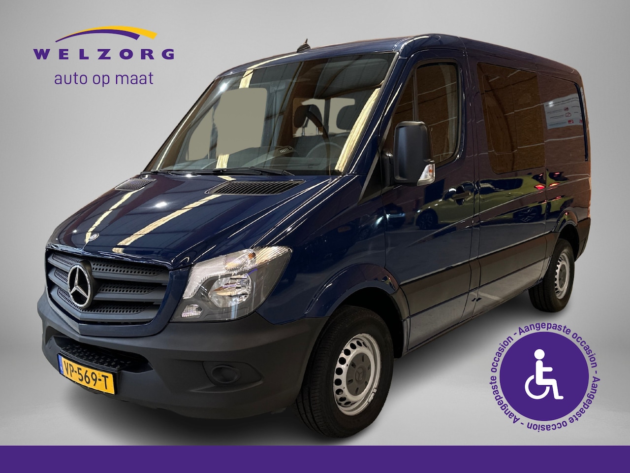Mercedes-Benz Sprinter - 210 2.2 CDI 325 DC Direct leverbaar! Rolstoelbus in meerij situatie - AutoWereld.nl