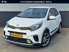 Kia Picanto - 1.0 T-GDI X-Line 100PK, Dealeronderhouden, Navigatie, Lederen bekleding, Stoel- & Stuurwie