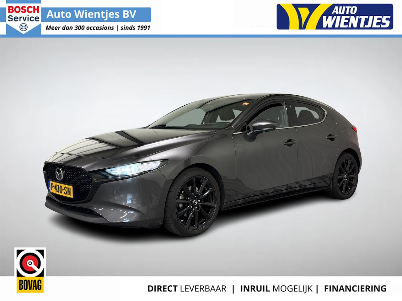 Mazda 3 - 2.0 e-SkyActiv-X M Hybrid 186 Luxury | Leer | Navi | Camera - AutoWereld.nl