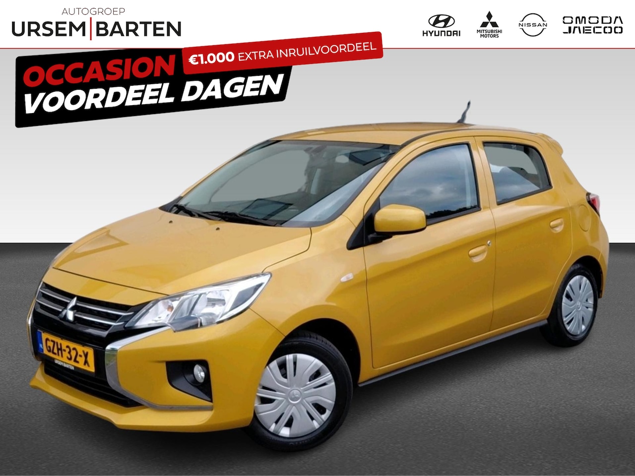 Mitsubishi Space Star - 1.2 Active | Airco | Alarm klasse 1(startblokkering) | Anti doorSlip Regeling - AutoWereld.nl
