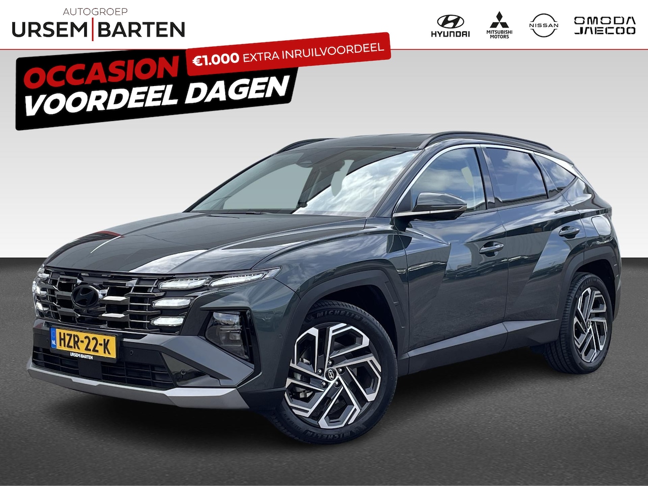 Hyundai Tucson - 1.6 T-GDI HEV Premium | Achterbank elektrisch neerklapbaar | Achterbank verwarmd | Apple C - AutoWereld.nl