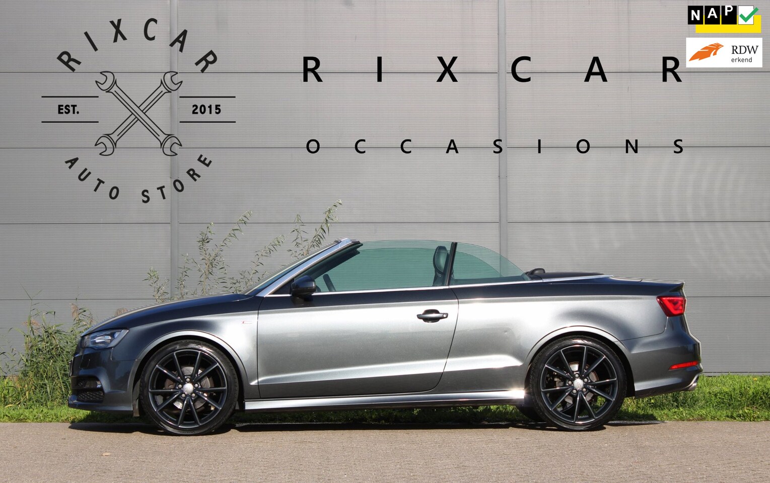 Audi A3 Cabriolet - 1.4 TFSI CoD ProLine S Automaat Daytona AllSeason Airscarf 19INCH !!NIEUWBINNEN!! - AutoWereld.nl