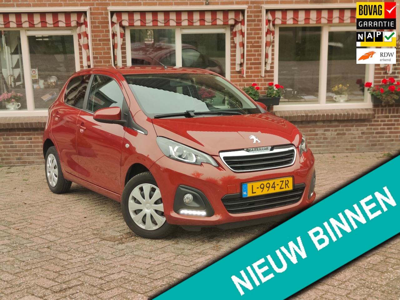 Peugeot 108 - 1.0 e-VTi Active Airco Elec ramen-spiegels dagrij -RIJKLAAR - - AutoWereld.nl