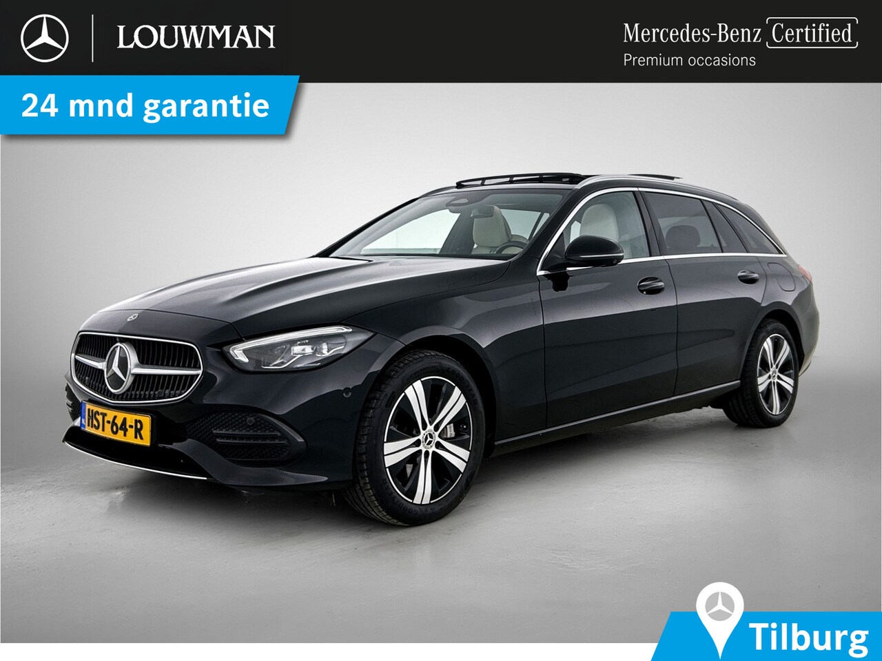 Mercedes-Benz C-klasse Estate - 300 e Luxury Line Inclusief 24 maanden Mercedes-Benz Certified garantie voor Europa. - AutoWereld.nl