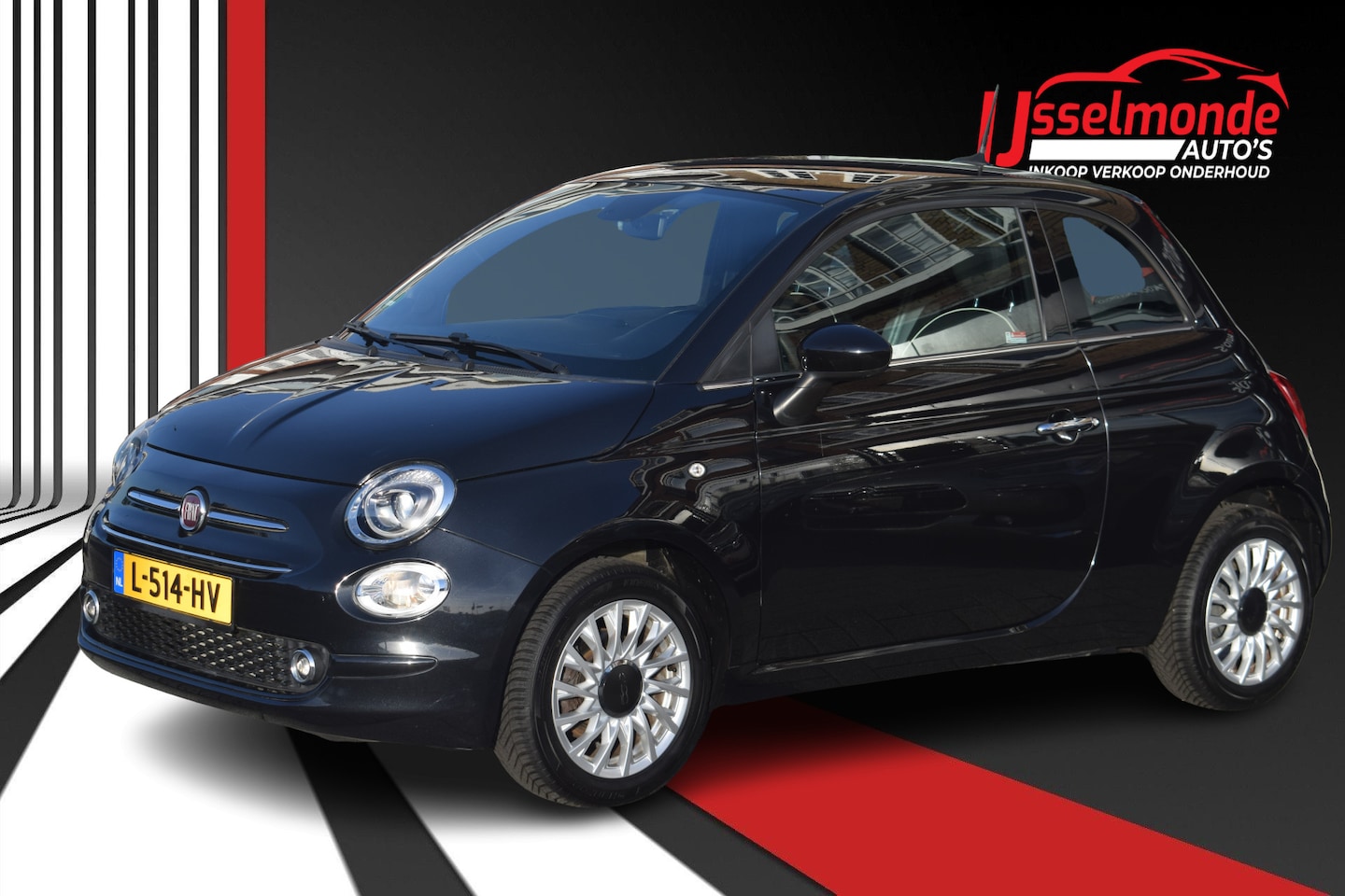 Fiat 500 - 1.2 Lounge parkeersensor/cruise/climate controle - AutoWereld.nl