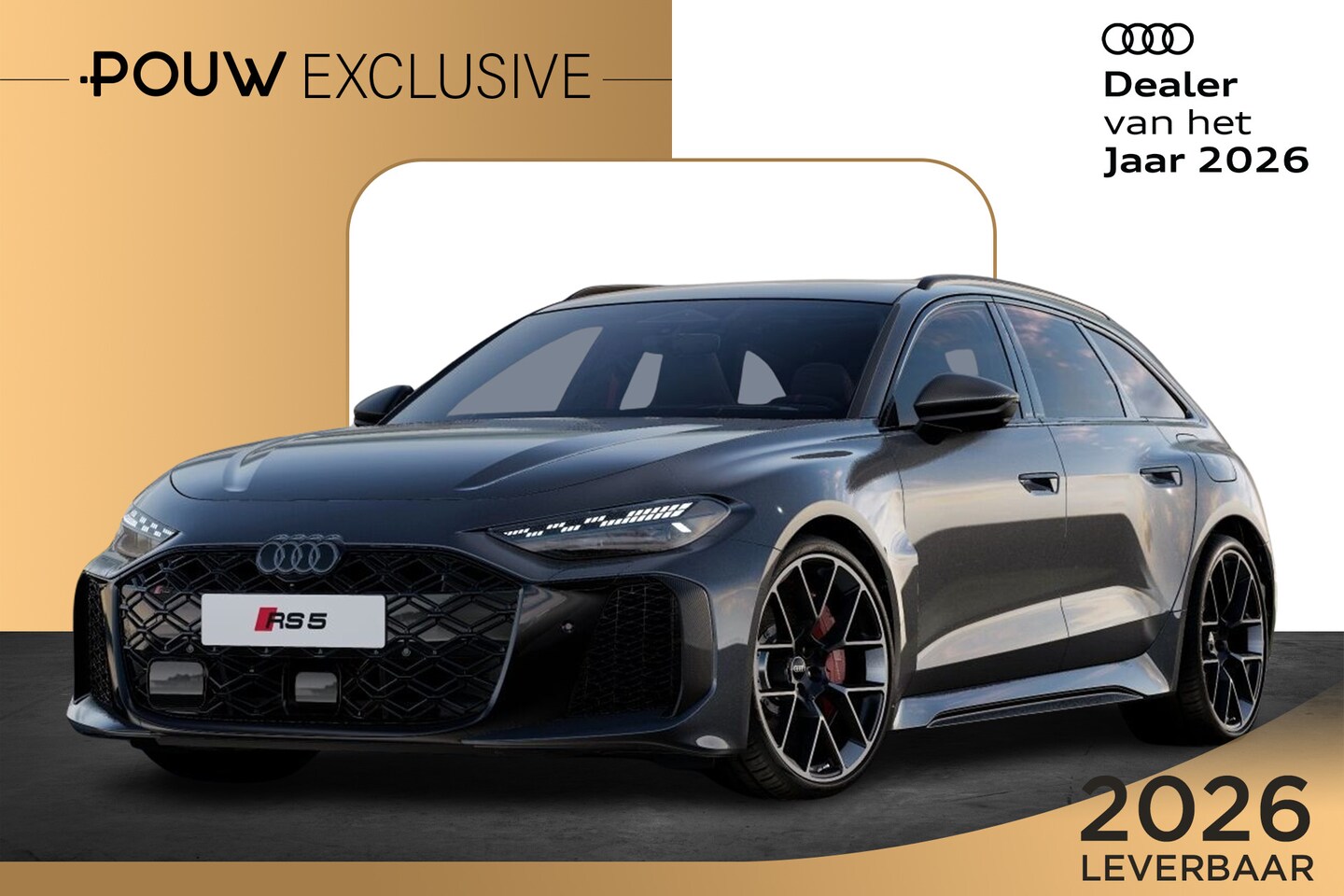 Audi RS5 - Avant e-hybrid 367pk quattro | Sportpakket | Keramische Remmen - Rode Remzadels - AutoWereld.nl