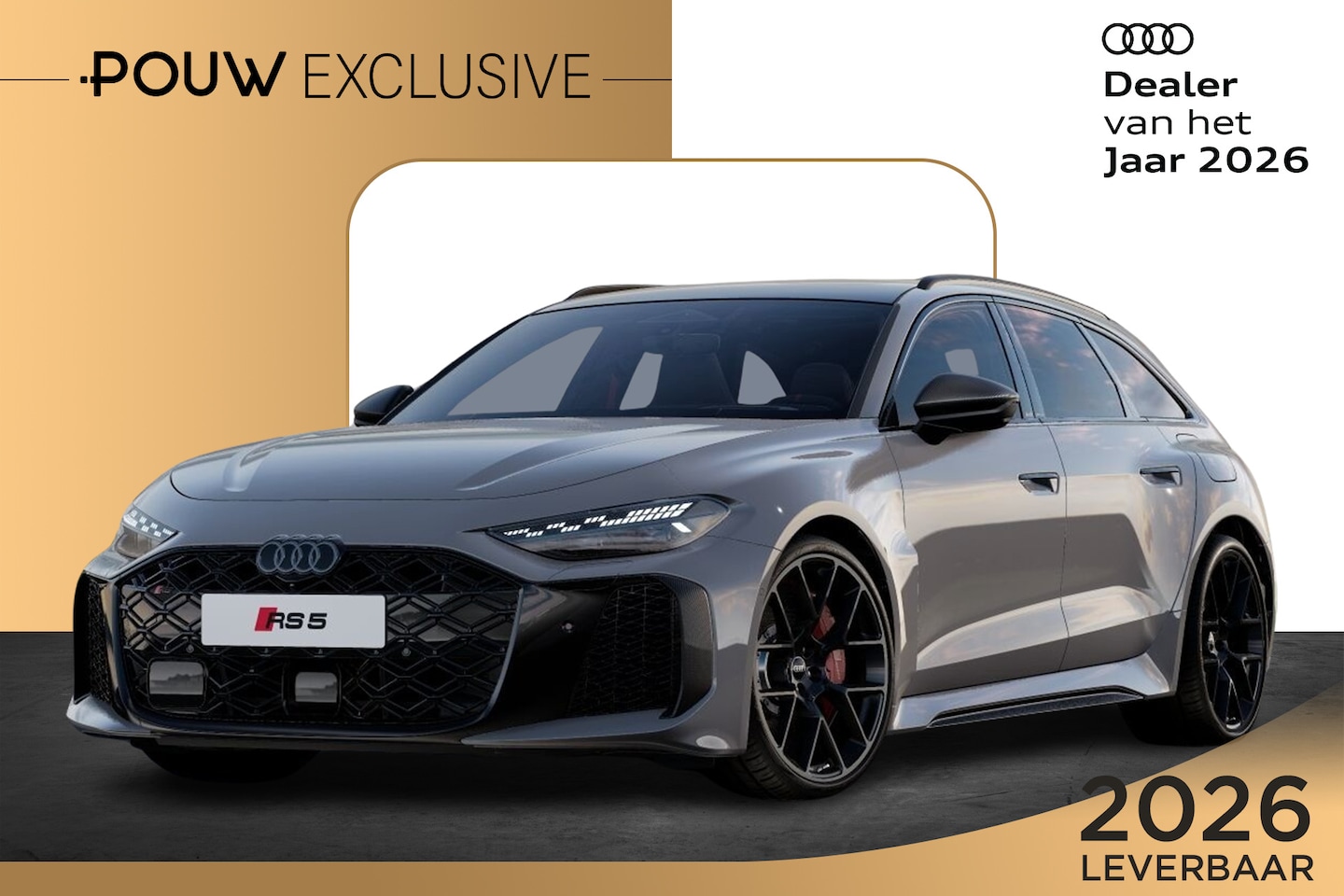 Audi RS5 - Avant e-hybrid 640pk quattro | Sport Pakket | Keramische Remmen - Rode Remzadels - AutoWereld.nl