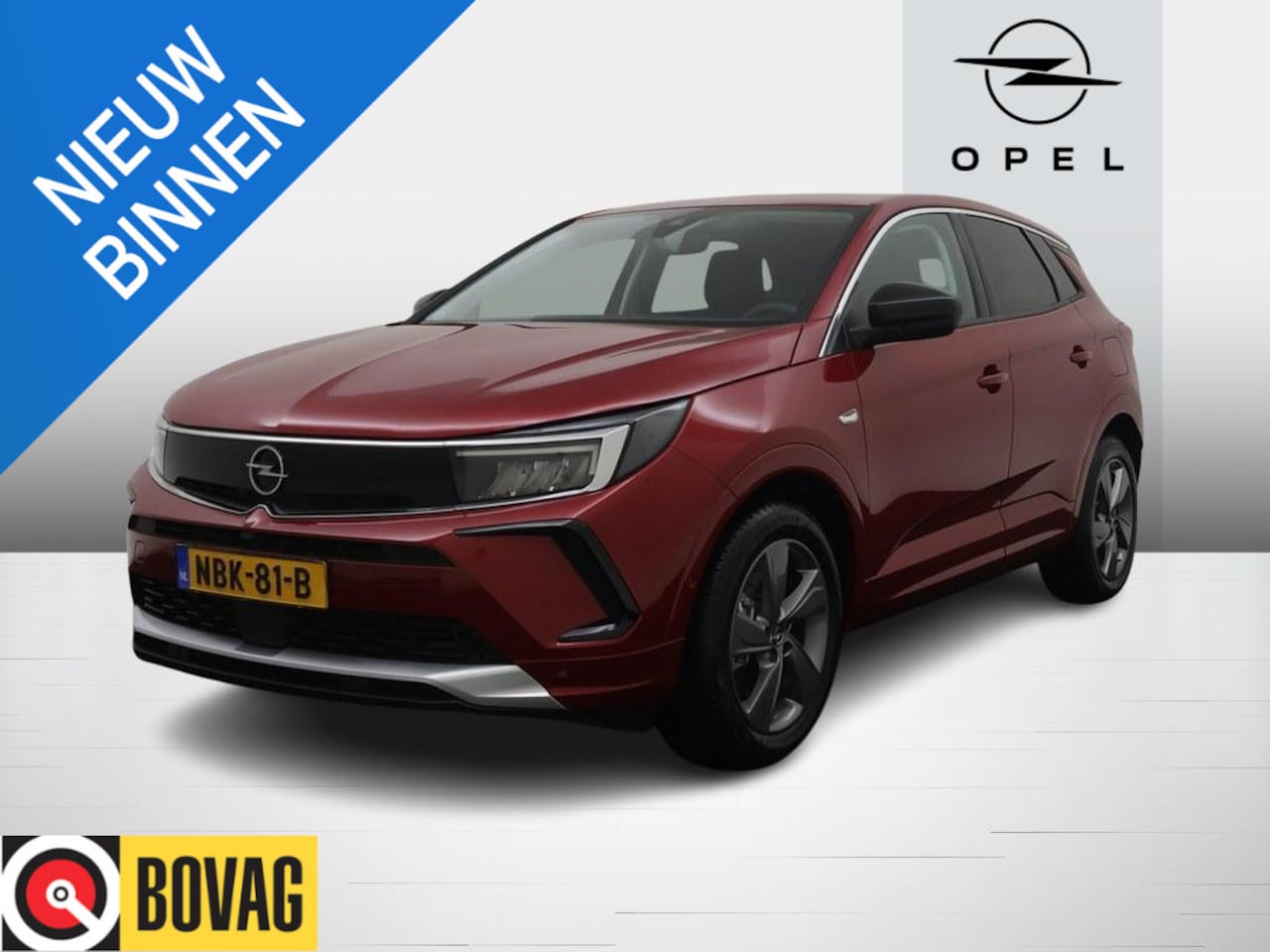 Opel Grandland - 1.6 Turbo 225pk Plug-In Hybrid Business Elegance 4S.Banden/Nav/Ecc/CarPlay/H.Leder/Agr/Ad. - AutoWereld.nl