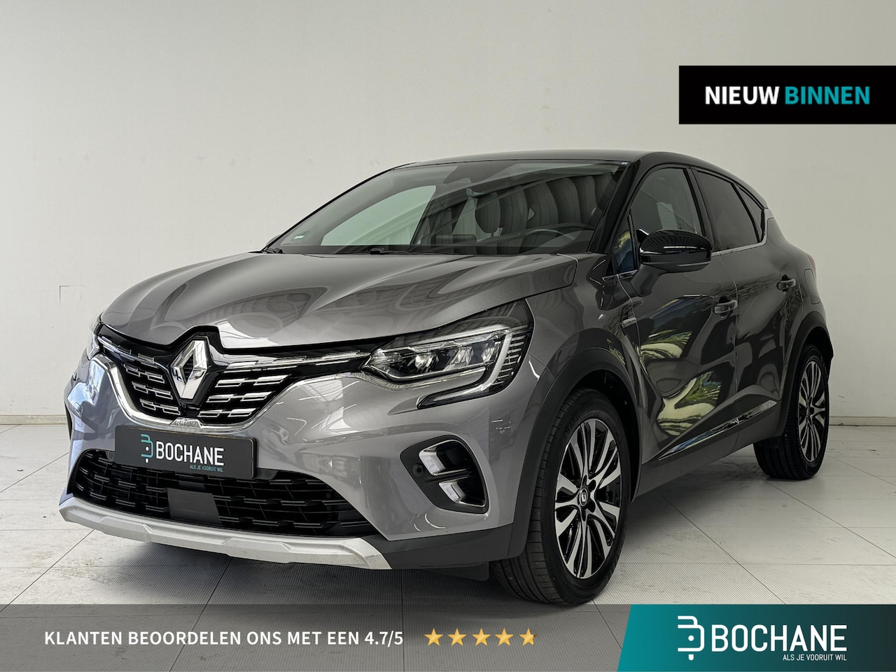 Renault Captur - 1.6 E-Tech Plug-in Hybrid 160 Initiale Paris | Leder | Camera | Stoelverwarming | Navigati - AutoWereld.nl