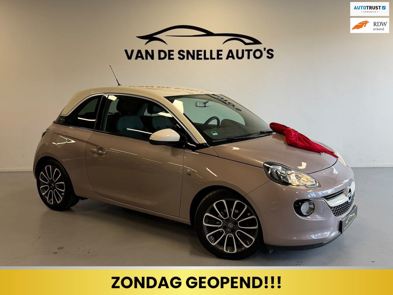 Opel ADAM - 1.4 Glam TOPMODEL/STERRENHEMEL/PDC/NAVI/LEER - AutoWereld.nl
