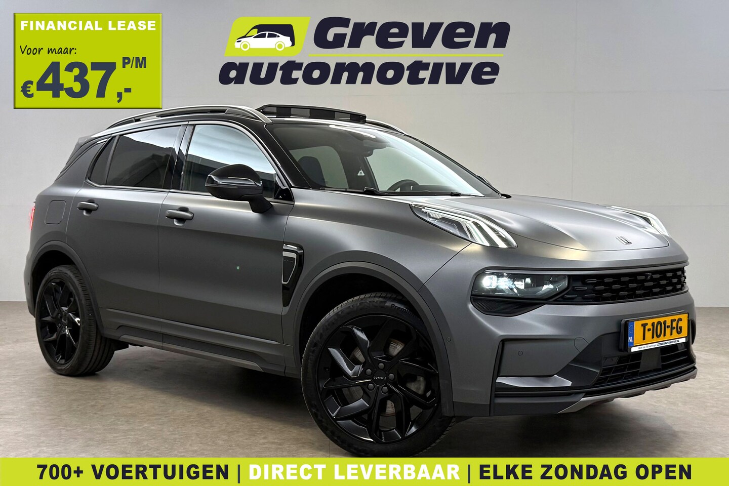 Lynk & Co 01 - 1.5 | Matte Grijs | 75km Elektrisch | Pano | Sfeer | 360° |  Memory | Virtual | Cruise | C - AutoWereld.nl