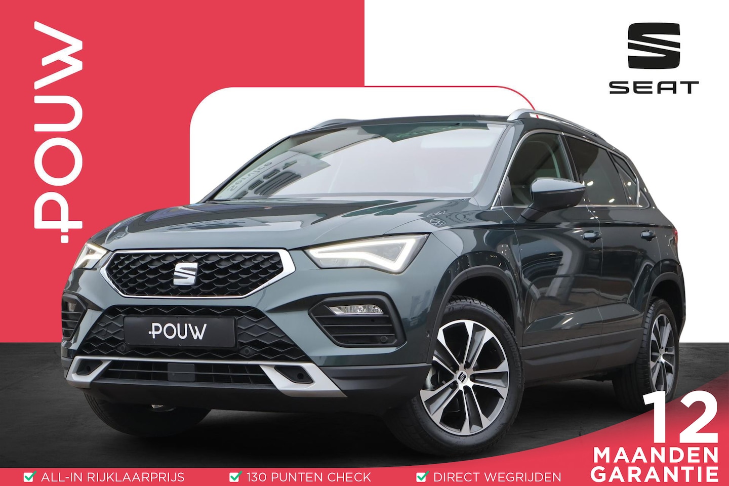 SEAT Ateca - 1.5 TSI 150pk Style Business Intense | Camera | Cruise Control | Carplay | PDC | Navigatie - AutoWereld.nl
