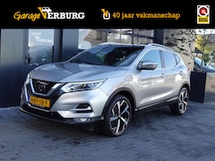 Nissan Qashqai - 1.6 Tekna + (Navi, Camera360, Cruise, Trekhaak, Leer, Panoramadak, keyless, BOSE) -- 57.43