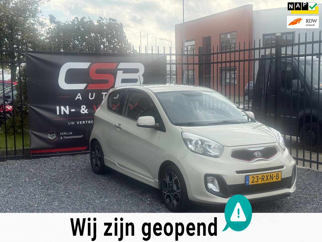 Kia Picanto - 1.2 CVVT Comfort Pack LED!KEYLESS!CLIMA!APK2027!KOOPJE! - AutoWereld.nl