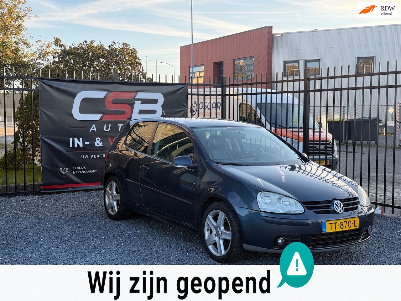 Volkswagen Golf - 1.9 TDI Sportline AIRCO!LEDER!APK2027!LAGE KM! - AutoWereld.nl