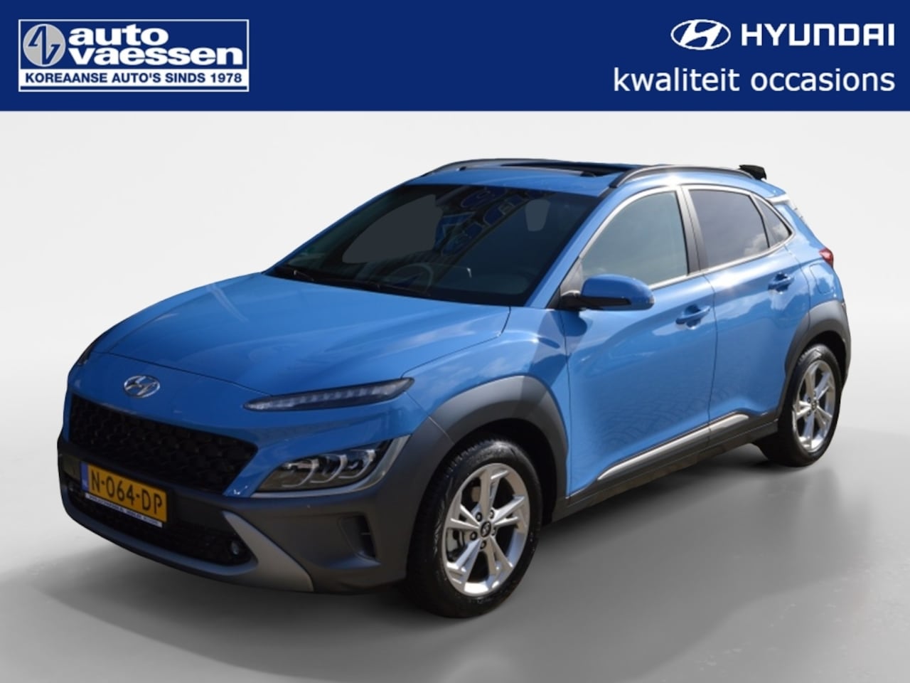 Hyundai Kona - 1.0 T-GDI 120pk Sky Pano Cruise Camera 17inch Trekhaak - AutoWereld.nl