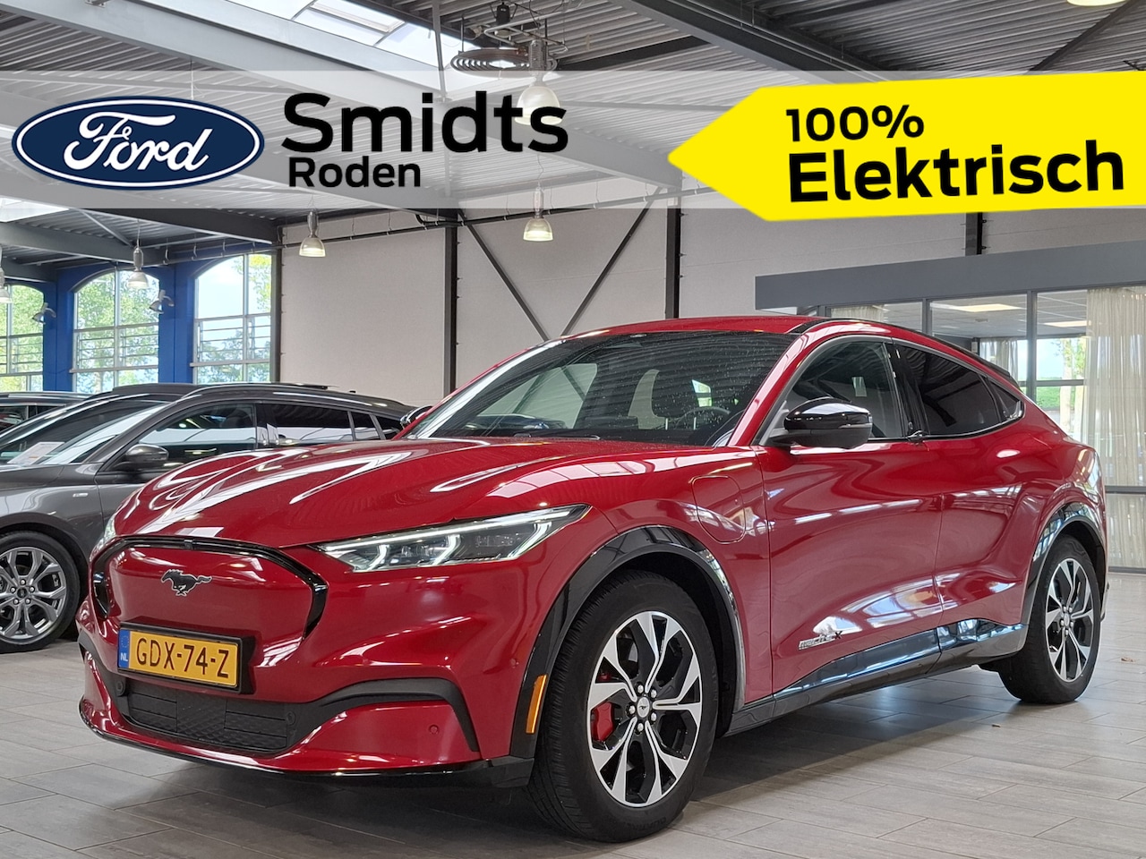 Ford Mustang Mach-E - Extended Premium RWD 98 kWh | Adapt. cruise | LED | 360° Camera | El. verst. stoel + geh.| - AutoWereld.nl