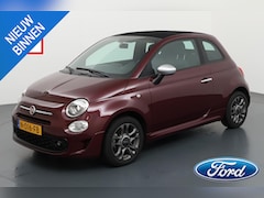 Fiat 500 C - 1.0 Hybrid Rockstar Cabrio Half Leer Apple Car play Airco Cruise control Dealeronderhouden