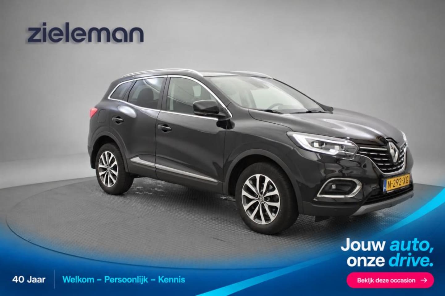 Renault Kadjar - 1.3 TCe Intens Automaat - Carplay, Camera, Clima, , Half Leer, Blind Spot, Trekhaak - AutoWereld.nl