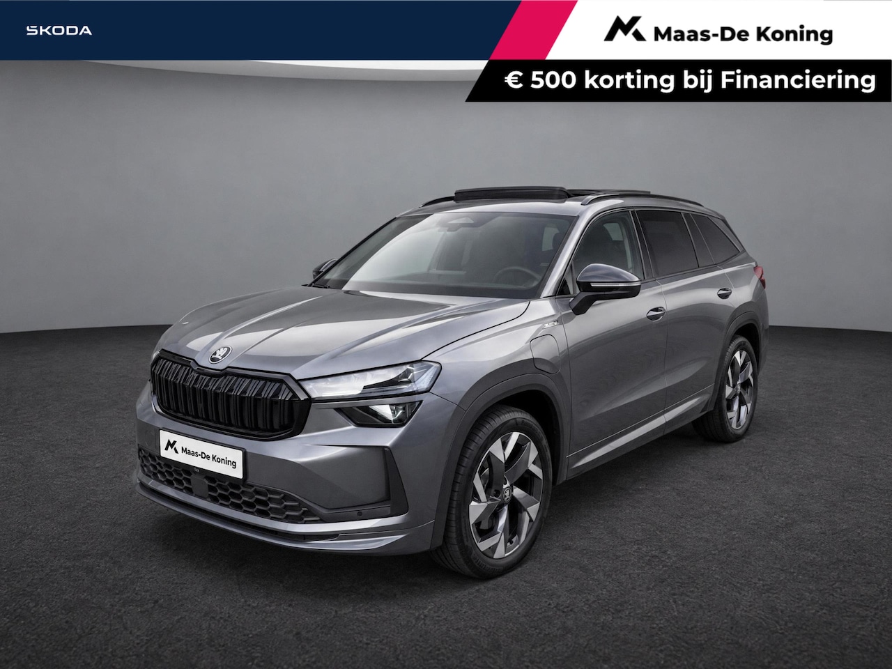 Skoda Kodiaq - 1.5 TSI 204pk DSG PHEV Sportline Business · Panoramadak · Wegklapbare Trekhaak · Camera · - AutoWereld.nl