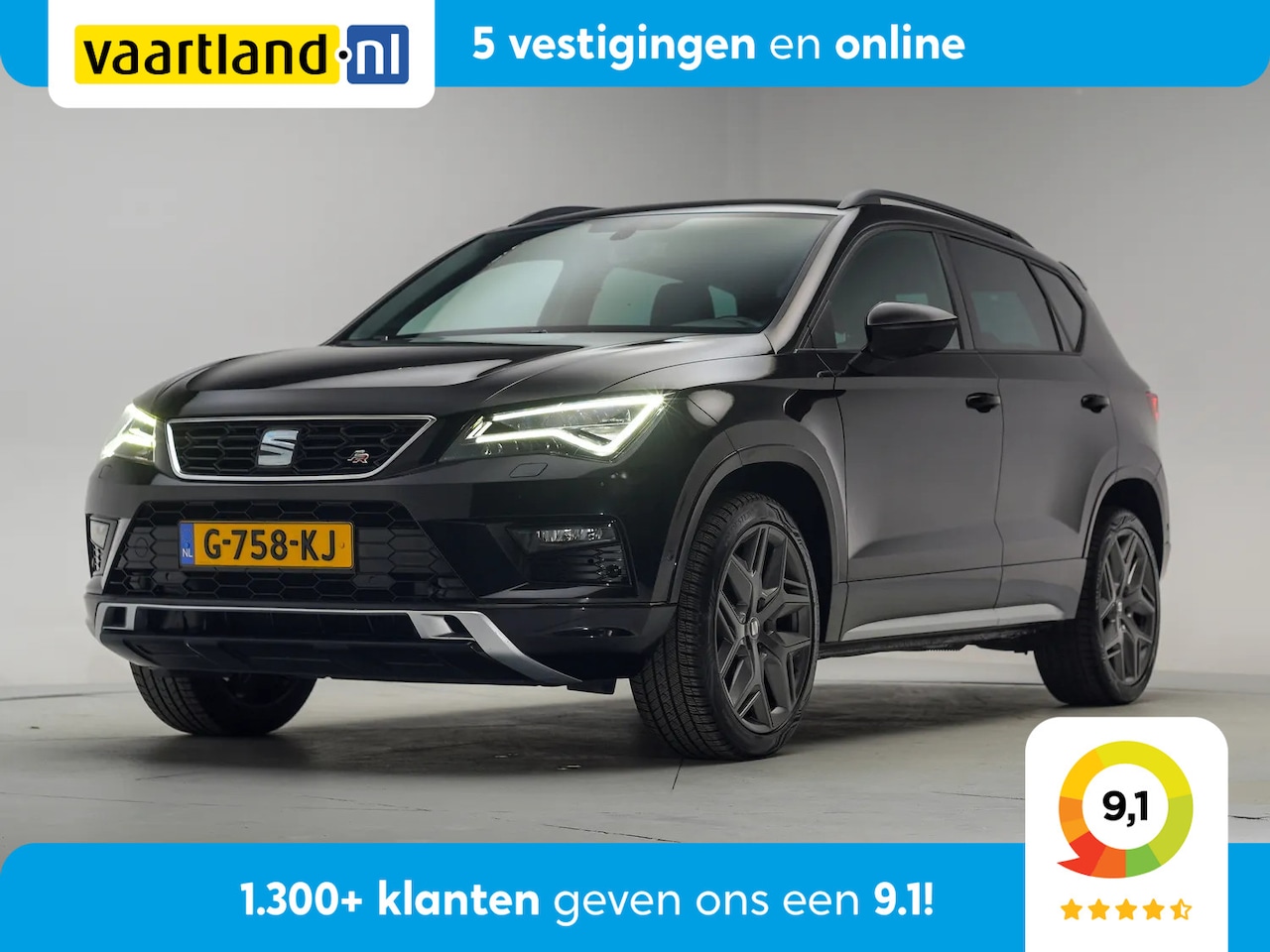 SEAT Ateca - 1.5 TSI FR Bisiness Intense [ Camera Navi Apple/Android LED Stoelverwarming Cruise ] - AutoWereld.nl