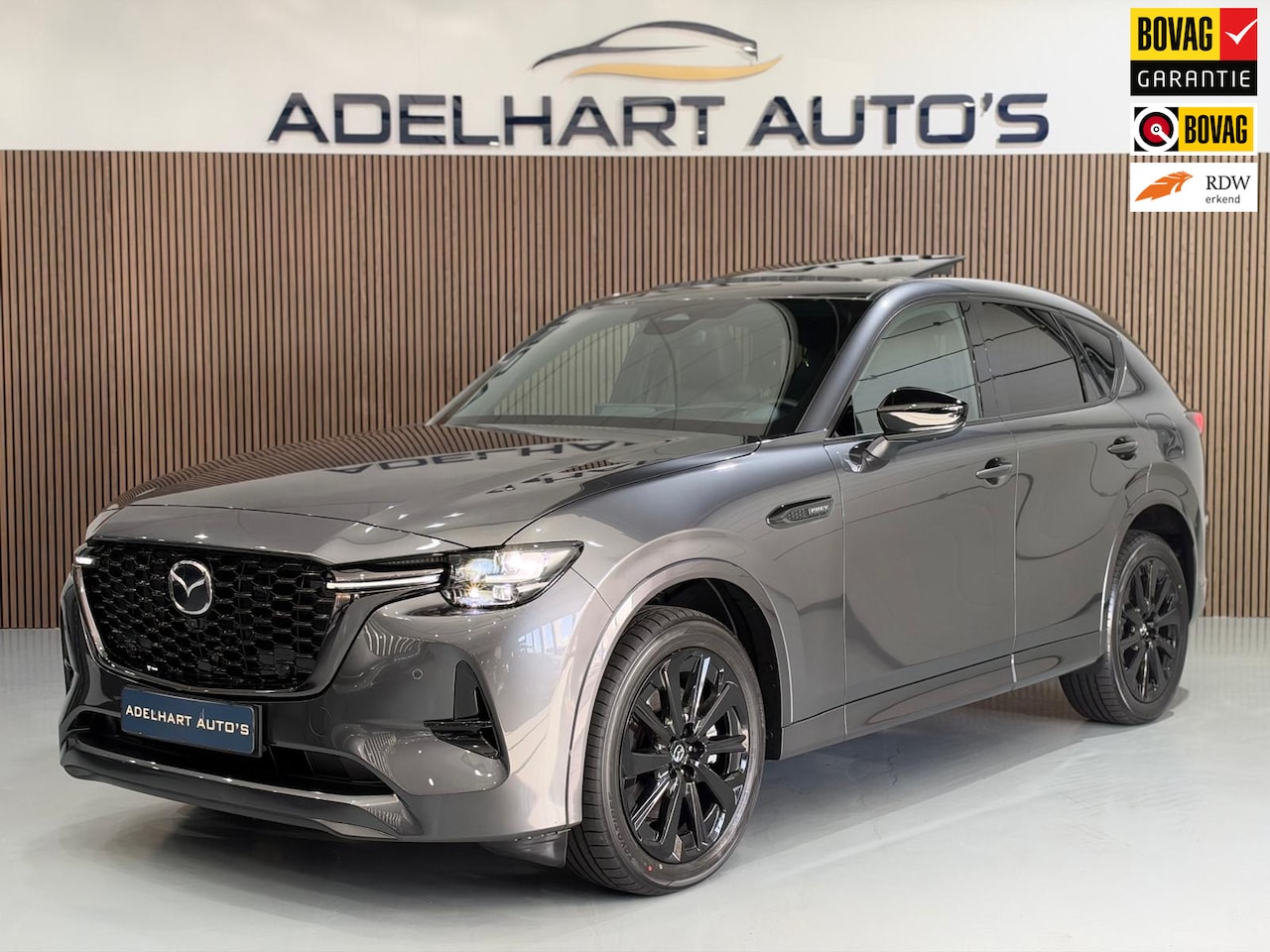 Mazda CX-60 - 2.5 e-SkyActiv PHEV Homura Plus 328 PK Nieuw / Panorama dak / Navigatie full map / Lederen - AutoWereld.nl
