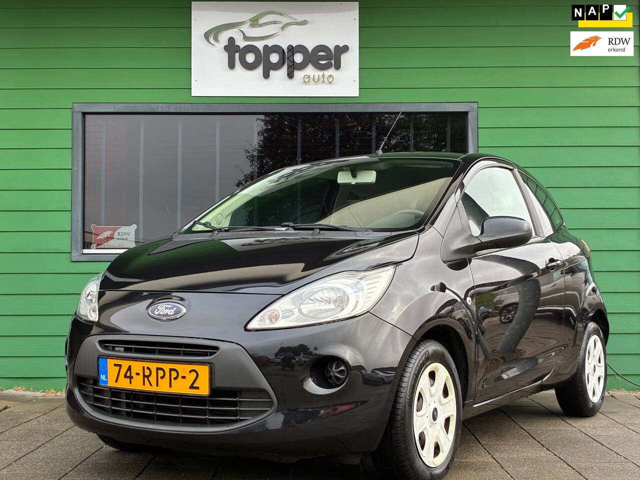 Ford Ka - 1.2 Cool & Sound start/stop|1e Eigenaar|Airco|Elektr.ramen|Lage Km|Nieuwe APK|NAP| - AutoWereld.nl