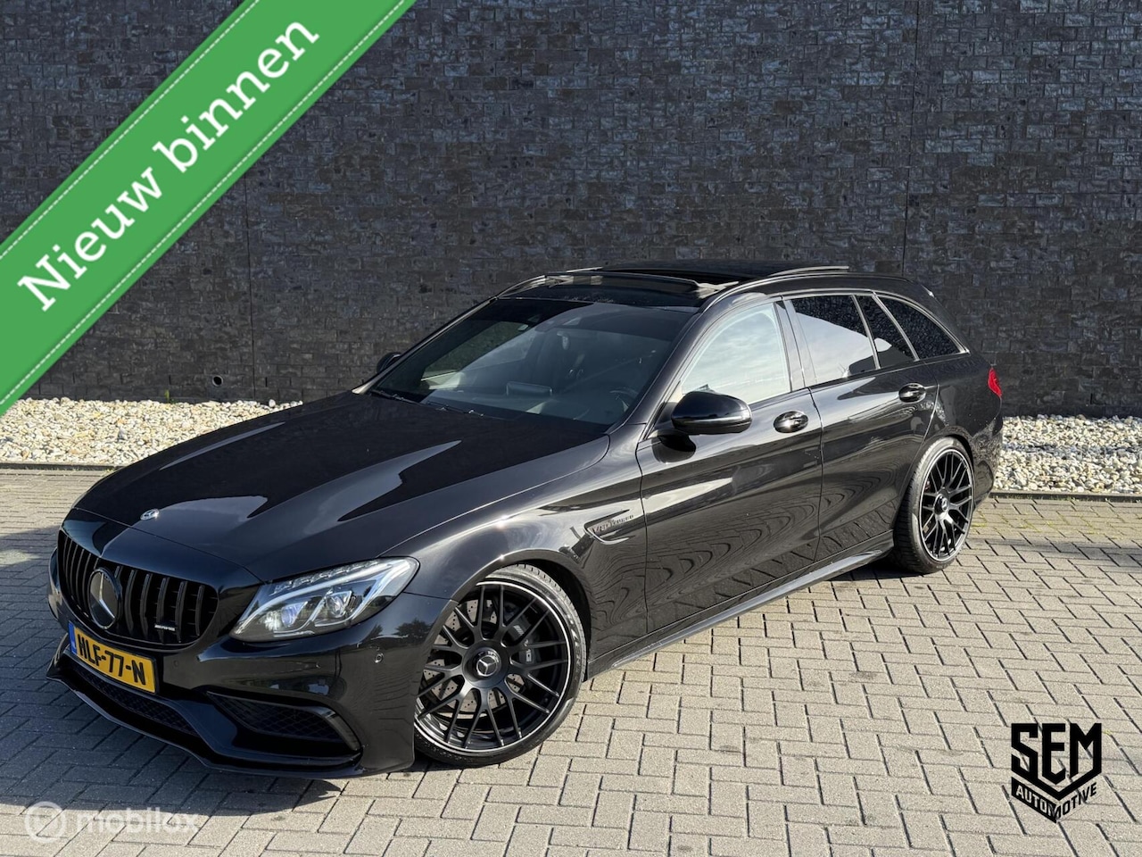 Mercedes-Benz C-klasse Estate - AMG 63|Pano|Burmester|lane|KW|HUD| - AutoWereld.nl