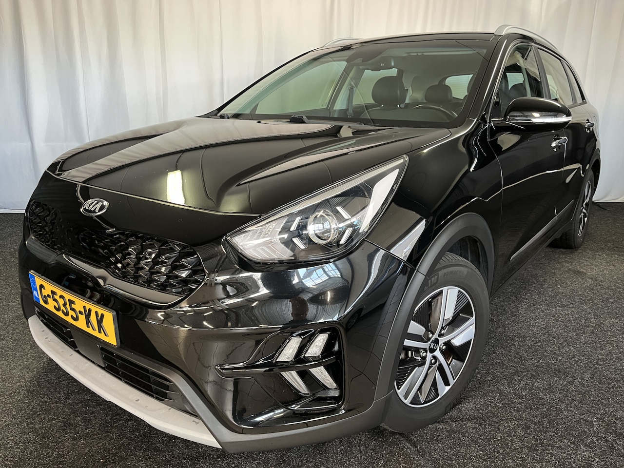 Kia Niro - 1.6 GDi Hybrid DynamicLine ECC/APPLE/ADAPTIVE/CAMERA/HALF LEDER - AutoWereld.nl