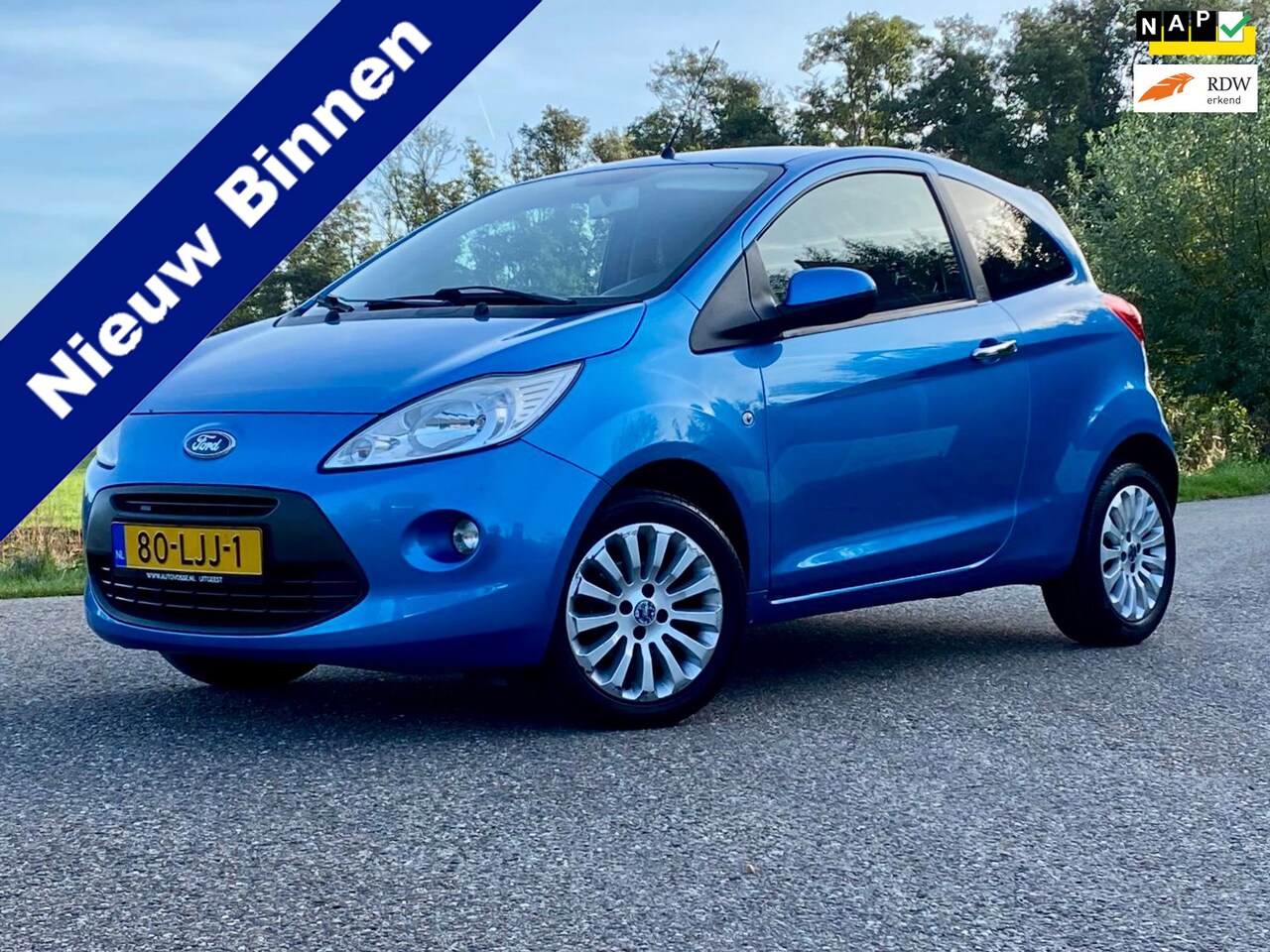 Ford Ka - 1.2 Titanium X 3DRS AIRCO NAP 85.000KM LMV Goed Onderhouden - AutoWereld.nl