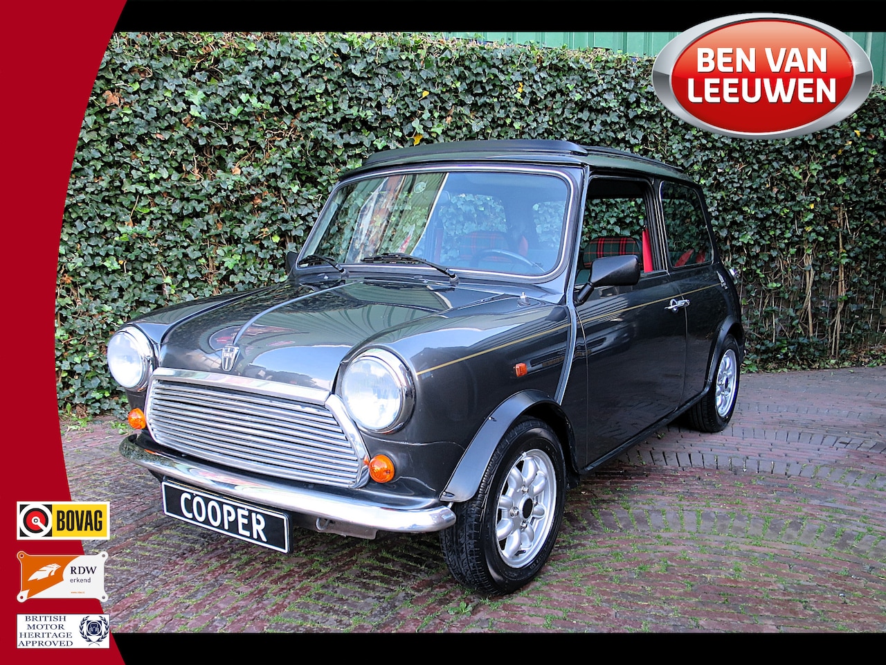 MINI Cooper - 1.3 SPI Balmoral 1ste eigenaar, schuifdak, originele bekleding en 12" - AutoWereld.nl